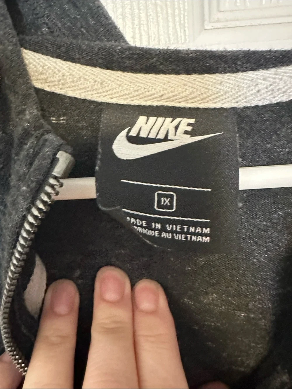 Nike Gray Lightweight Hoodie 1X